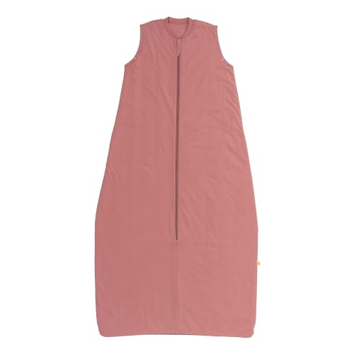 schlummersack Schlafsack Baby Sommer 90 cm dünn Pastellrosa | Babyschlafsack Frühjahr Sommer 1.0 Tog 1 Tog Baby Schlafsack Sommer | Sommer Schlafsack Baby Baumwolle Frühjahr