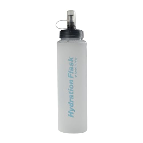 Botella de agua plegable, botella de agua para deportes, botella ligera de 500 ml, botella de agua de TPU, botella de agua para gimnasio, botellas de agua portátiles con tapa para viajes,