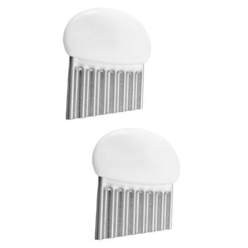SOLUSTRE Cortador Ondulado de Acero Inoxidable 2pcs miniatura 1