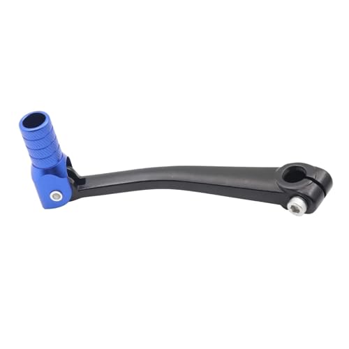 Levier de vitesse pliant en aluminium pour moto et dirt bike 110cc à 250cc noir bleu