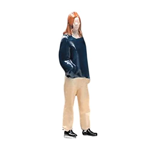 Kokiya Simulation 1:64 Scale People Figurines Miniature Desktop Ornament Tiny People for Diorama Sce