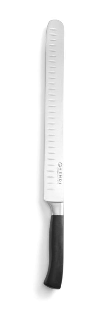 HENDI Schinken-/Lachsmesser – X50CrMoV15, schwarzer POM-Griff