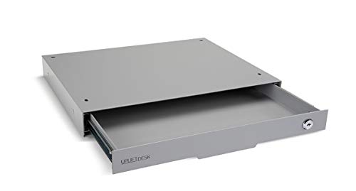Image of UPLIFT DESK Slim Under Desk Storage Drawer (Gray)