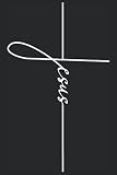 Jesus: Christliches Notizbuch Liniert I Gebetstagebuch Jesus Kreuz I Tolles Notizbuch für Christen als Geschenk für Frauen und Männer - Gesegnet Shop 