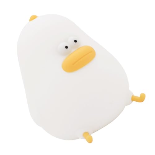 DECORNIJIA Lámpara Nocturna de Silicona en Forma de Pollito, Luz Cálida Regulable 4w Recargable por Usb, Luz de Noche para Ñiño y Guardería, Adecuado para Dormitorio Infantil y Sala de