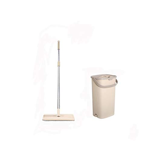 Flat mop bucket vadrouille réutilisable pour l'entretien de la maison