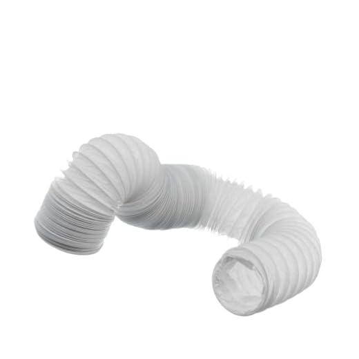 Ø 100 mm lång 6 m PVC ventilationsslang – slang – avdrag – avluft för luftkonditionering, tvätttorkare, fläkttillbehör