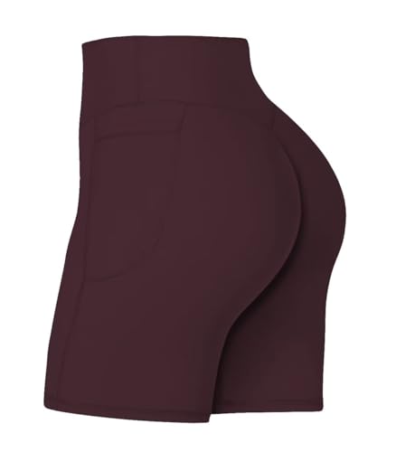 Image of Sunzel No Front Seam Biker Shorts for Women with Pockets, Yoga Workout Gym Bike Shorts with Tummy Control | 3, 5 Or 8-Inch Inseam, High Waisted, No Front Seam, Side Pockets, Buttery Soft, Compression Fit, Squat Proof, Tummy Control