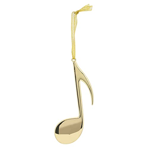 Broadway Gifts 4.7 Inch Gold Brass 8Th Note Ornament Decoration #TOP23