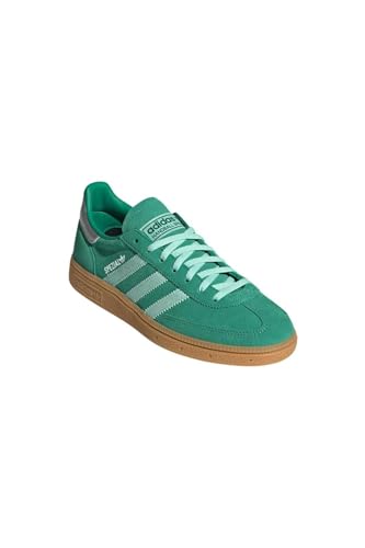 Image of adidas Handball Spezial Women's Shoes, Semi Court Green /Clear Mint /Gum, Size 8