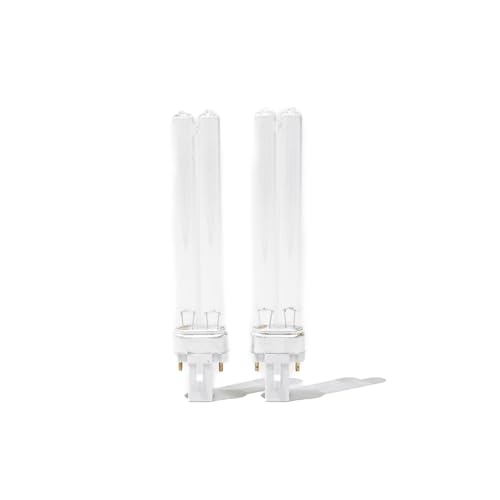 Lutrace Set of 2 EnviroKlenz 9W 9 Watt Part #ED327-0253-00EK UV Bulbs for EnviroKlenz Air System and The EnviroKlenz Air System Plus Complete Maintence Set of Two Lamps. Guaranteed for One Year