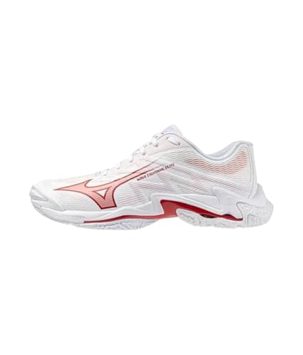 Mizuno Chaussures Indoor Femme Wave Lightning Elite Femme Tissu Blanc