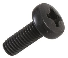 Vite, PAN Head, PZ, BLK, M6X50MM (PK50), Viti di fissaggio a macchina, Hardware, confezione da 50 pezzi - MRPM060050CB
