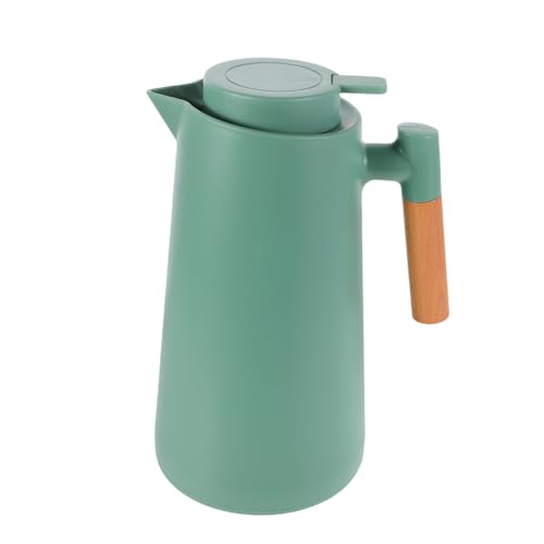 PRETYZOOM Nordic Design 1l Thermal Flask Insulated Pot Smooth Spout Hot Drink Flask for Tea Coffee Milk Efficient Heat Retention