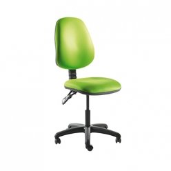 Bristol Maid High Back Office Chair - Vinyl - Granite