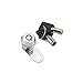Industrial Electrical Box Cam Drawer Plum Blossom Copper Key Iron Mailbox Lock for Flat Circle 1Pcs(B-Style cam Lock)