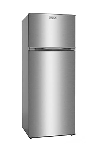 FrigeluX - Réfrigérateur Congélateur Double Porte RDP215XE - 210L dont Congélateur 41L - Dégivrage Automatique - Pose Libre - 40dB (Inox) Cover