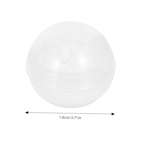 Garneck 20stücke Leere Kapseln Für Verkaufsautomaten Runde Transparente Mini Kapseln Für Partys Diy Dekoration Und Stabil Und Praktisch Für Überraschungen Und Preise