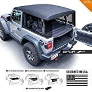 Amazon Com Gpca Cargo Cover Lite Compatible With Jeep Wrangler Jl 2dr Sport Sahara Freedom Rubicon 2018 2021 Model Jl 2dr Softtop Automotive