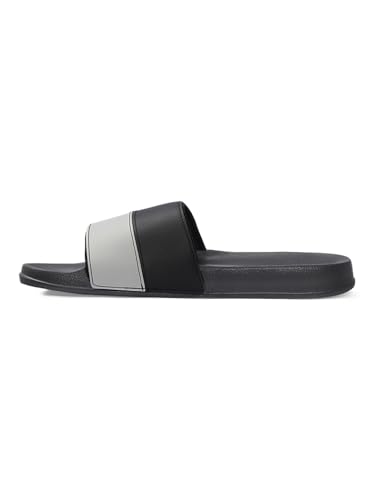 Image of hummel CAMP MEN COLOUR BLOCK SLIDERS Comfortable Cushioned Sole Arch Support Durable Lightweight Flexible Trendy Style Flip flops and Slippers Slides for Men Daily use Chappal