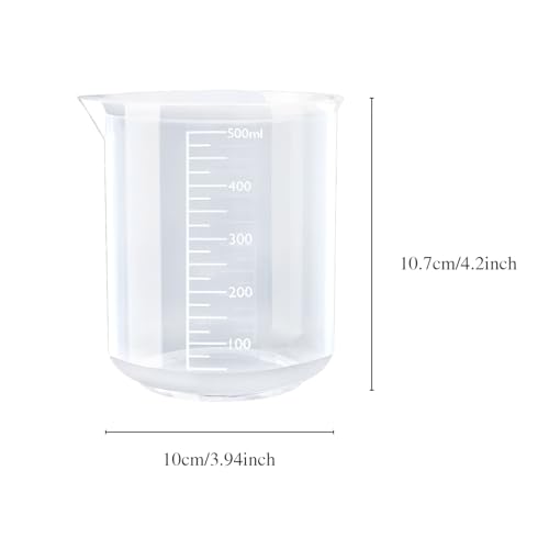 Vaso medidor plástico reutilizable 500 ml miniatura 2