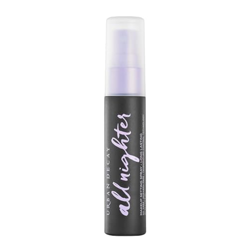 Urban Decay All Nighter Makeup Setting Spray Travel-Size, Long-Lasting Fixing Spray for Face, Up to 16 Hour Wear, Vegan & Oil-free Formula*, 30ml
