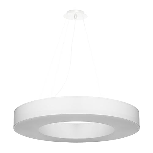 Lustre Plafonnier E27 Remplaçables 6x60W Saturno Slim 70 SOLLUX