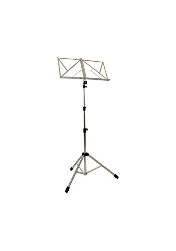 Pupitre à musique de table et sol TGI MS20CR support partition pliable chrome