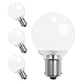 Cheopha 1141 1156 20-99 12V RV Vanity LED Light Bulbs BA15S Single Contact Bayonet Base for RV Camper Trailer Motorhome Marine Boat Interior Bedroom Light Bulb 2W Natural White Pack of 4
