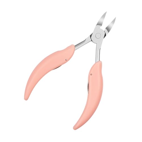 VICASKY Ergonomic Manicure Pliers Cuticle Trimmer Nail Art Tool Double Spring Heat-treated Edges Comfortable Grip