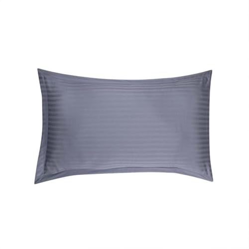 Image of Wakefit 100% Cotton Pillow Cover Set of 4 | 200 TC Soft & Breathable Pillow Cases | Standard Size 18 x 27 Inch | Skin Friendly, Durable & Gentle Machine Washable | Blue Granite