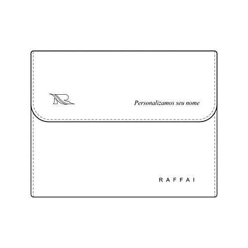 Pasta Envelope Executiva Couro 110-R Personalizada Raffai Couros - Whisky