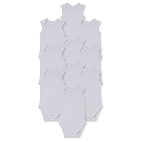 C&A Baby Unisex Body 10er Pack|Multipack Unifarben weiß 86 Cover