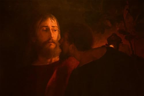 Impression d'affiches Judas Iskariot Peterssen décoration murale chambre ou bureau élégant