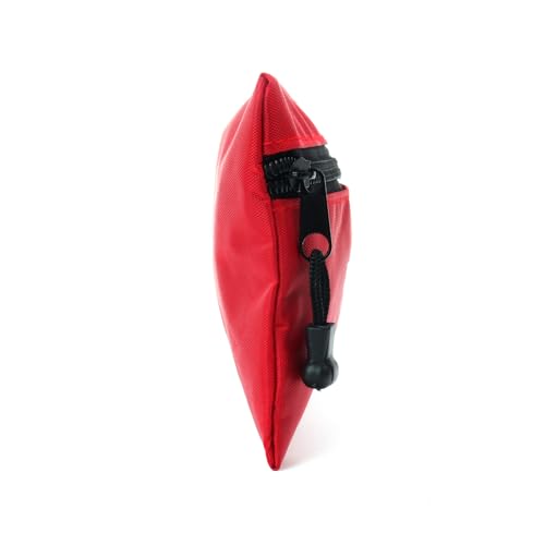 Image of Red First Aid Bag Empty First Aid Kit Empty Waterproof First Aid Pouch Small Mini for First Aid Kits Pack Emergency Hiking Backpacking Camping Travel Car Cycling (Red, 6x4.3Inch)