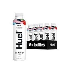 Huel Complete Meal – Berry Flavor 500ml (Pack of 8) | 27 Essential Vitamins and Minerals | No Artificial Sweeteners or Preservatives | Meal Replacement Shake | Travel-Friendly | Ready To Drink