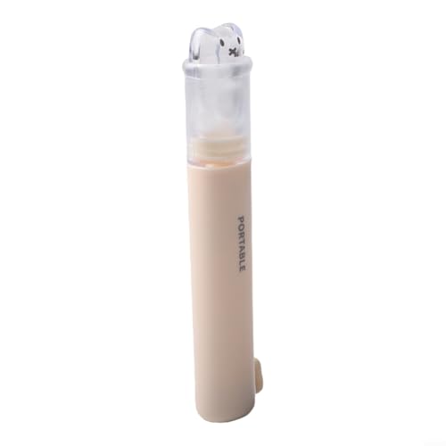 Lot de 1 brosse à dents pour mini brosse à dents de voyage avec poils souples, étui portable 2 en 1 pour le rangement, design compact pour les voyages d'affaires et les loisirs (blanc)