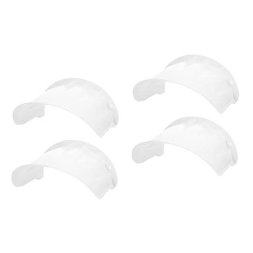 BRIGHTFUFU 4 Pcs Cover Video Waterproof Ring Outdoor Camcorder Security Sun Rain Cover Shield Outdoor Ring Shelter Plastic White