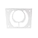 Replacement Burnpot Weldment Ceramic Insert Plate Gasket Fits Certain Model Pellet Stoves, 3-44-237639