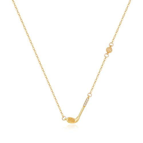 COORWEEL Golf Necklace for Women Dainty Sports Accessories Sports Themed Statement Jewelry Gifts