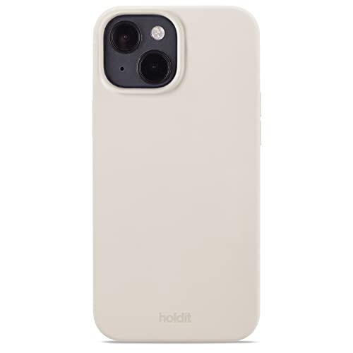 Holdit スマホケース (iPhone 14 13 / ソフトホワイト) スマホ ケース カバー (シリコン/ワイヤレス充電可能) iphoneケース iPhone14 iphone13