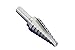 TEMO M35 Cobalt Double Straight Flute Step Drill Unibit, 9 Size 1/4 Inch To 3/4 Inch, 3/8 Inch Shank