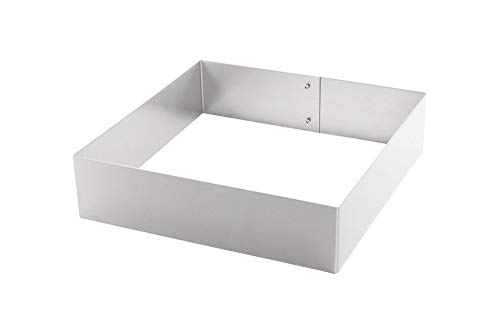 Beetumrandung Edelstahl 900x900mm Beeteinfassung Rasenkante Garten...