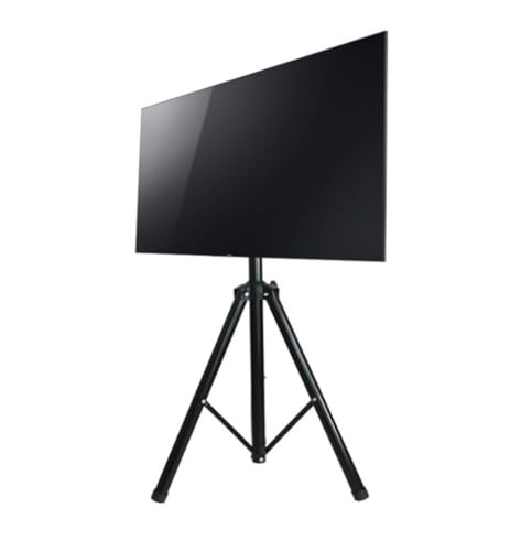 Supporto TV regolabile per TV da 32 50 pollici da pavimento portatile con VESA 420 x 400 mm Supporta fino a 15 kg Design treppiede salvaspazio perfetto per uso domestico e ufficio