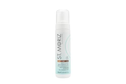 St. Moriz Professional Instant Fast Tan Mousse - Sofortbräuner entwickelt sich in 1-3 Stunden - mit Aloe Vera und Vitamin E - mit Applikatorfarbe - Dermatologisch getestet, ohne Tierversuche - 200 ml
