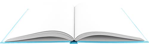 Kangaro KTC K-5357 Blank A5 Sketchbook with Pastel Blue Hard Cover, 80 Sheets, White 100 g Acid-Free Paper, Blue - Image 4