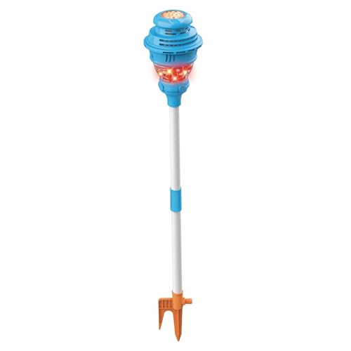 Support à bulles extérieur : jouet pulvérisateur 2 en 1 réglable 40 pouces bleu