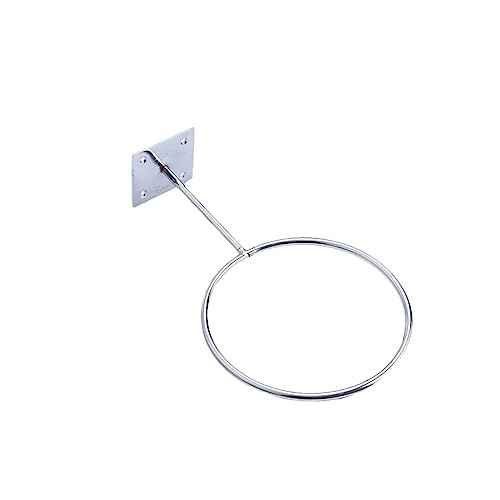 ifundom Stainless Steel Wall Mounted Sports Ball Rack Holder for Basketball Soccer Football Volleyball Durable Ball Storage Organizer Easy Installation Silver