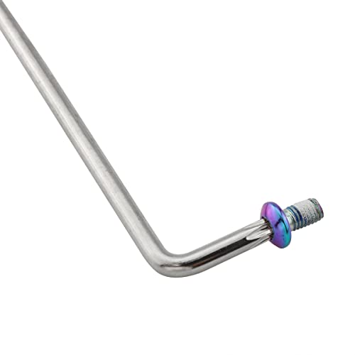 Bicycle Rotors Screw Dghaop 12Pcs Bike Disc Brake Rotor Bolts M5X10 With T25 Installation Wrench For Mountain Bike, Road Bikes, Folding Bikes #TOP4