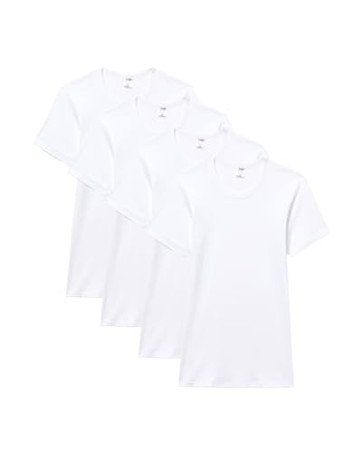 Abanderado Pack Camisetas de Manga Corta Cuello Redondo Original Algodón 100% Hombre x4